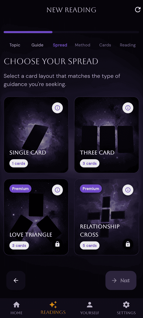 Tarot Reading Step 3