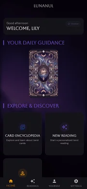 Home screen